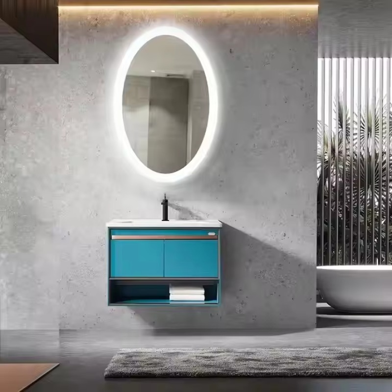 Home Decor Lighting Manufacturer - メーカー卸売 LED照明付き装飾壁掛け楕円形ミラー ホームデコレーション リビングルーム家具 バスルームミラー