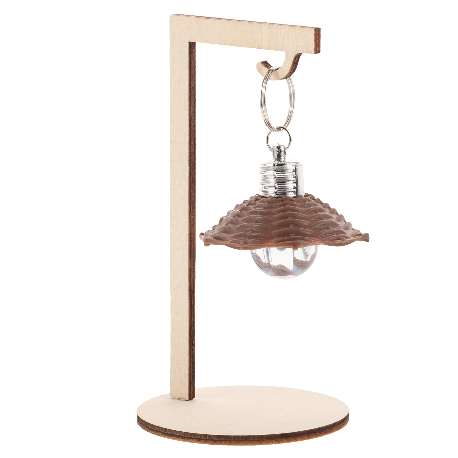Lighting Table Decor - クリエイティブ木製デスクランプキット DIY テーブルライト ポリマークレイパズル ナイトライト 手作りデスクデコレーション
