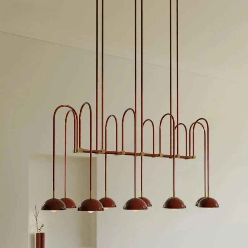 Home Decor Lighting Manufacturer - モダンなシンプルさ、豪華でスタイリッシュなLEDペンダントライト、金属製吊り下げランプ、ダイニングルーム、ホール、カフェ、バー、家の装飾、アートデザインに最適