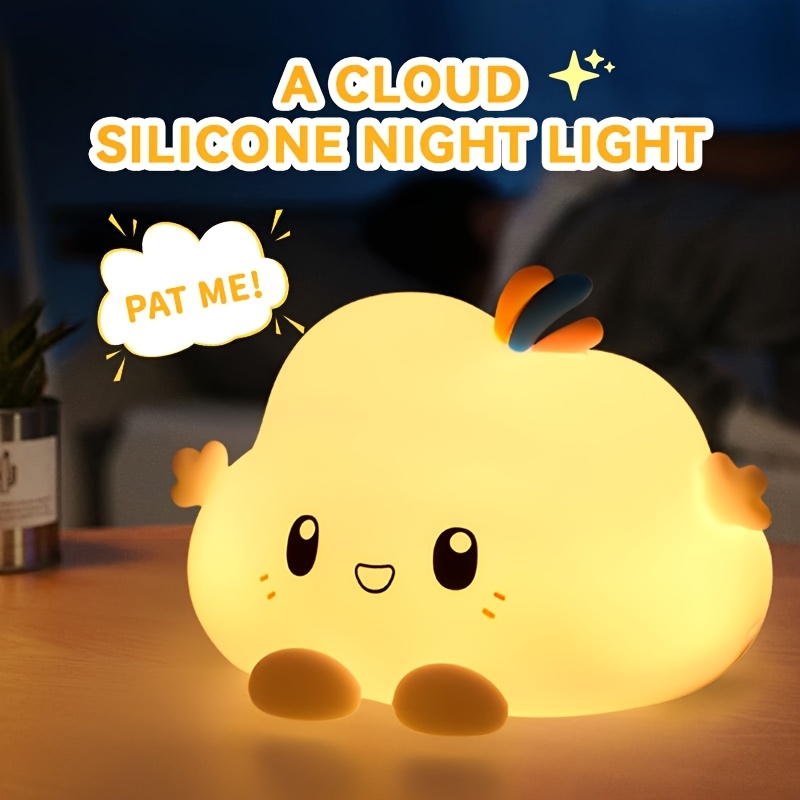 Lighting Table Decor - クラウドナイトライト、タッチコントロール調光、充電とタイマー機能、家の装飾に、ギフトに最適