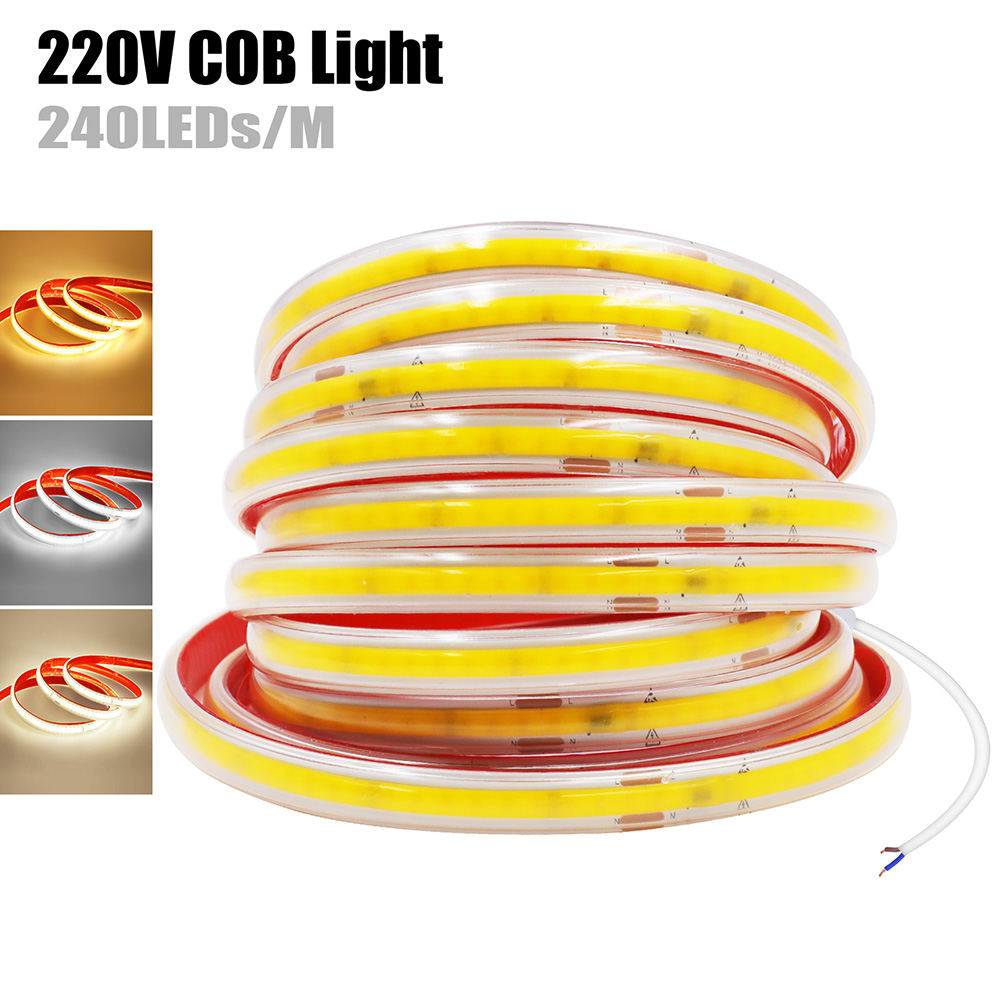 Decor Lighting Hours - LEDストリップライト,フレキシブルテープライト,調光可能,リニア照明,家の装飾,R90,220v,240 LED