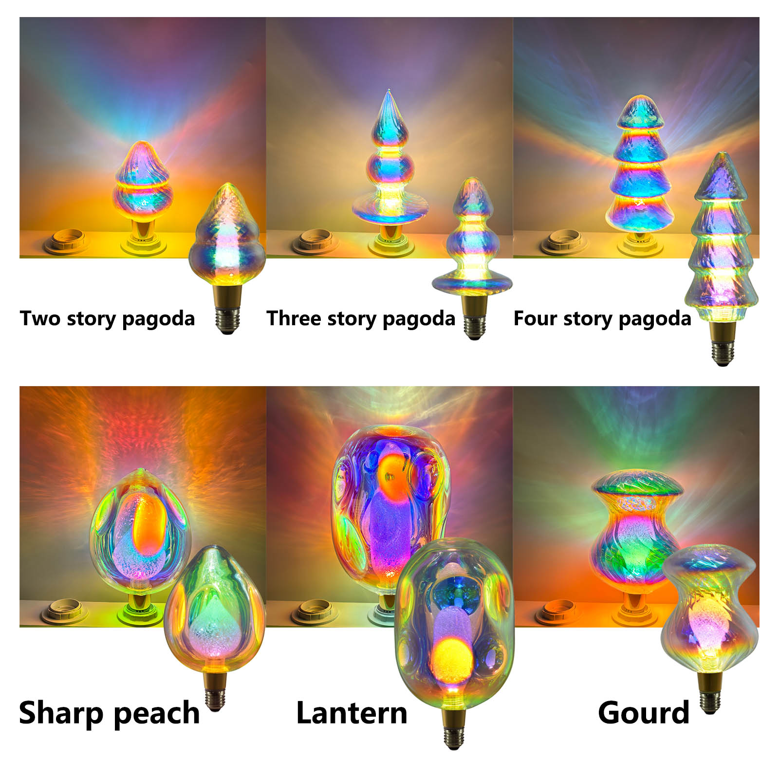 E27 P90 P120 P150 丸型ボールLED電球 A - Vintage Lighting Decor のレビューと価格