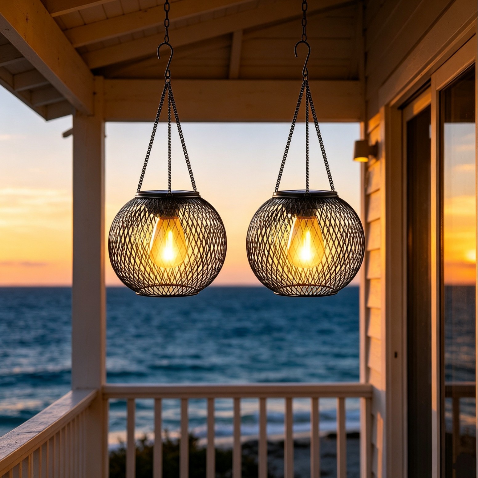 太陽光発電 LED 吊り下げフロアランプ屋外中空アウトライト - Decor Lighting Floor Lamps のレビューと価格