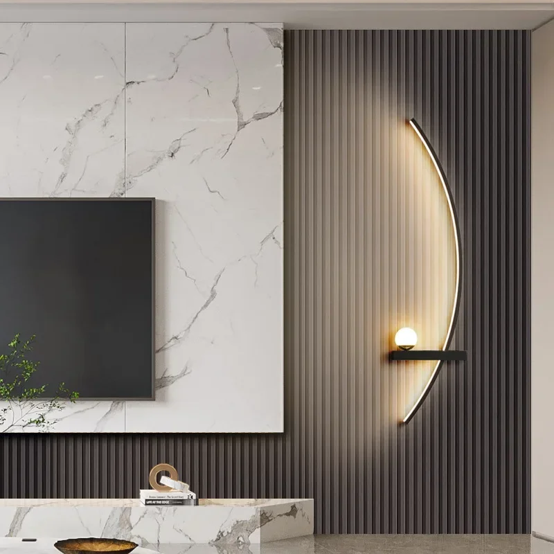 北欧 LED ウォールランプストライプ壁取り付け用燭台寝室ベ - Home Decor Lighting Manufacturer のレビューと価格