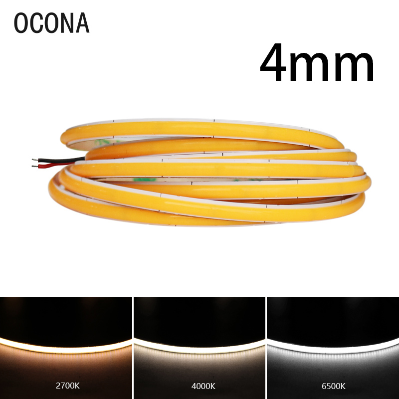4 ミリメートル狭い COB LED ストリップライト車の壁 - Lighting Mcqueen Bedroom Decor のレビューと価格