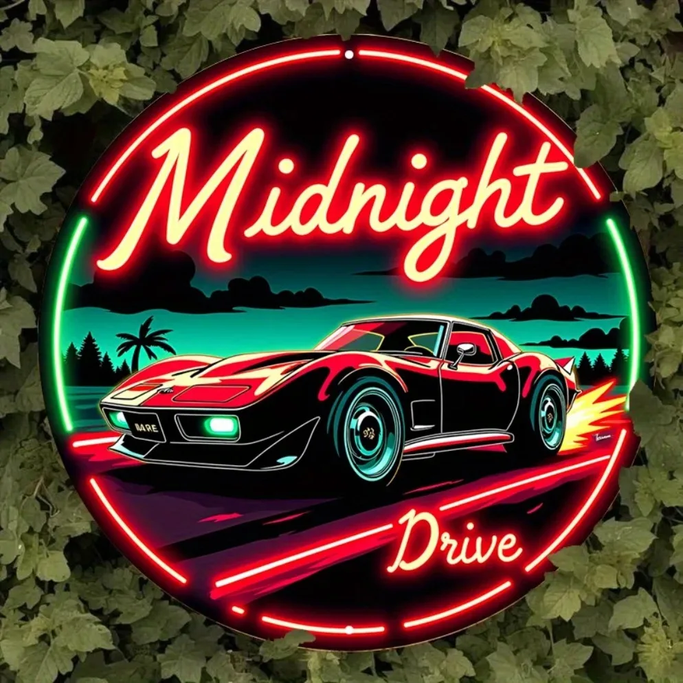 ヴィンテージネオンカーサイン ミッドナイトドライブ – レト - Vintage Lighting Decor のレビューと価格