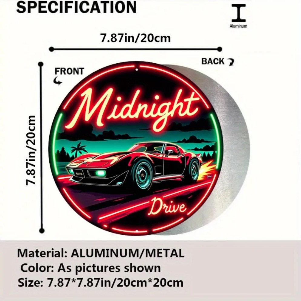 ヴィンテージネオンカーサイン ミッドナイトドライブ – レト - Vintage Lighting Decor のレビューと価格
