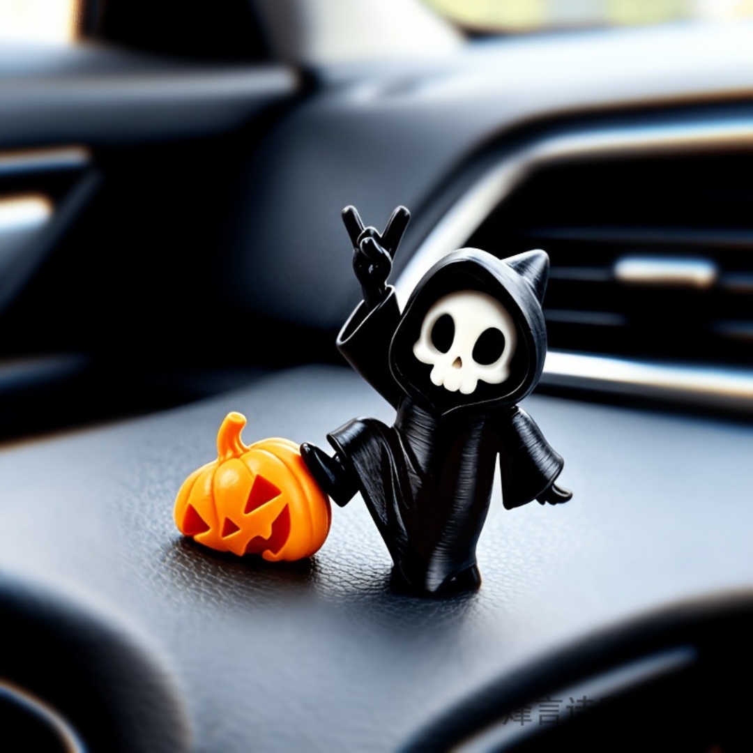 猫耳死神ハロウィン置物 3D プリントゴーストカボチャ飾りデ - Lighting Mcqueen Bedroom Decor のレビューと価格