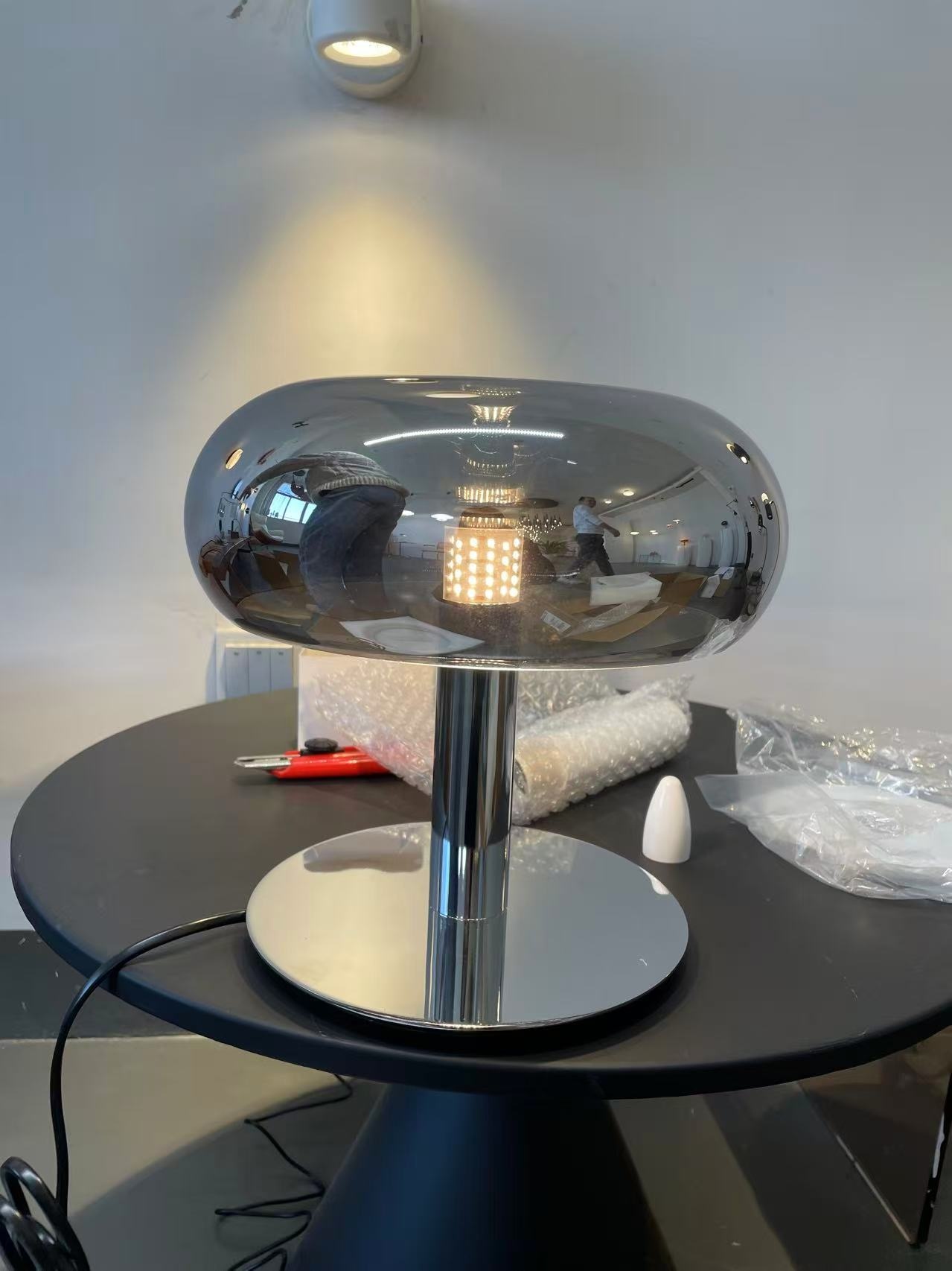 発光ダイオードメタルマッシュルームデスクランプ、ホームデコレ - Home Decor Lighting Manufacturer のレビューと価格