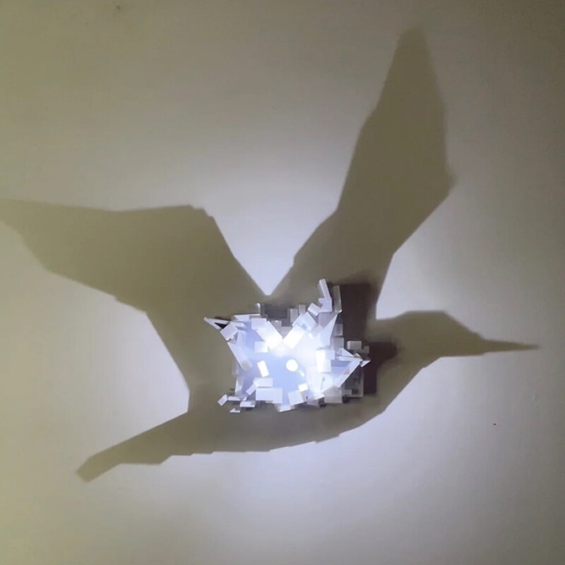 ドロップシッピング 3Dライトシャドウナイトライト アンビエ - Lighting Table Decor のレビューと価格