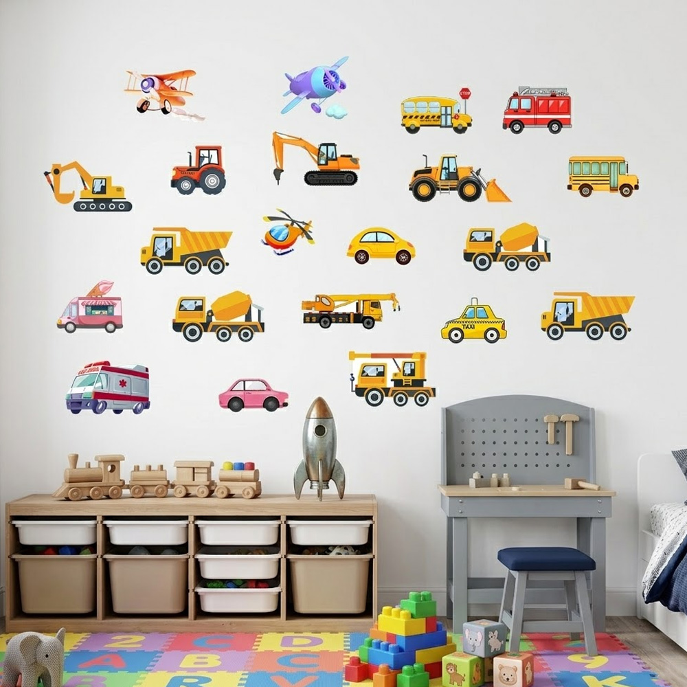 発光カーステッカー 21枚セット 昼夜兼用 デュアルカラー  - Lighting Mcqueen Bedroom Decor のレビューと価格