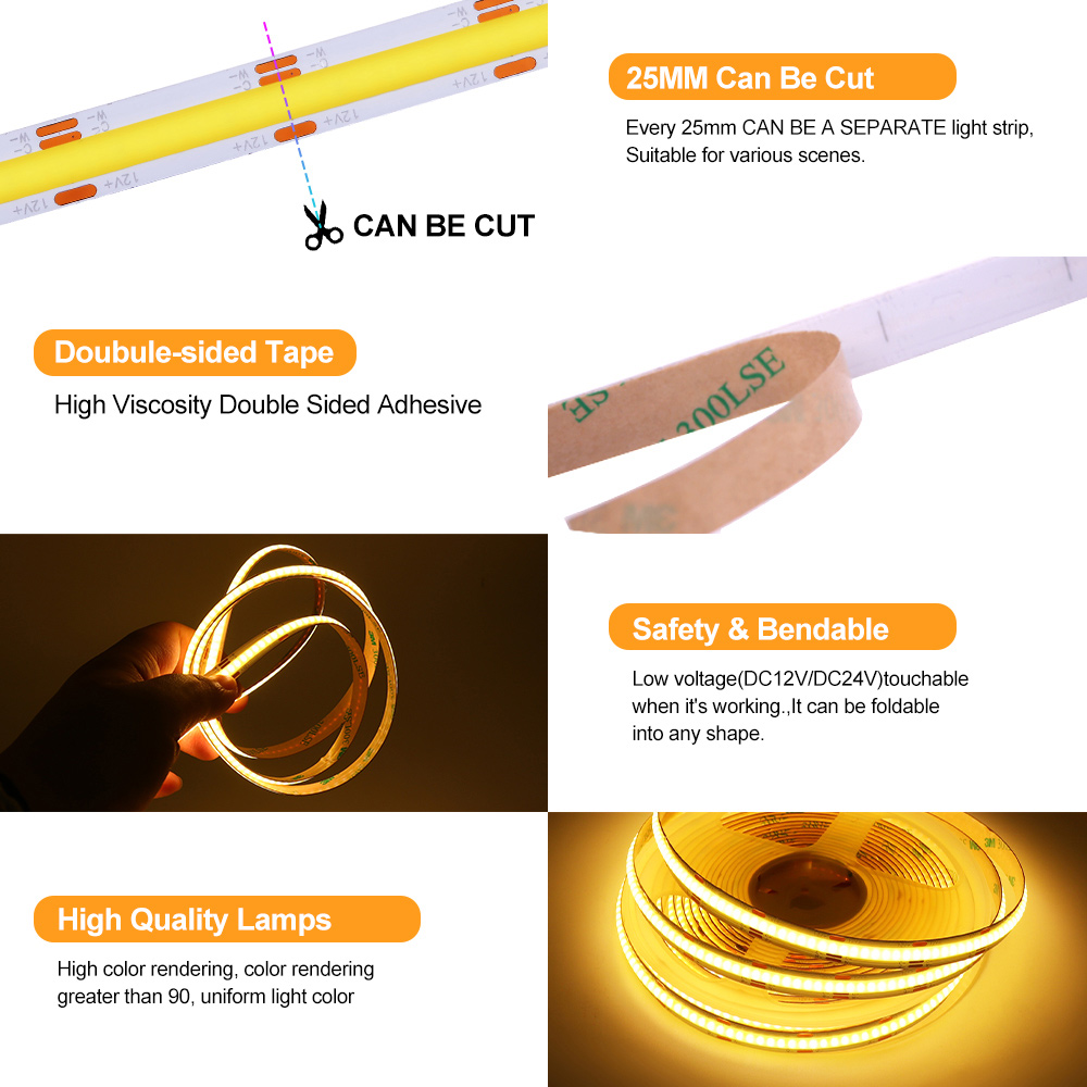 調整可能な強度のLEDストリップライト,装飾ライト,フレキシ - Decor Lighting Hours のレビューと価格