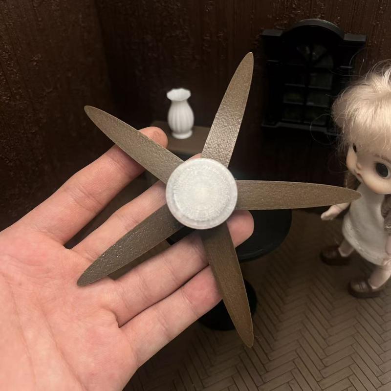 // ミニチュアヴィンテージ天井ファン LED ライトオーナ - Vintage Lighting Decor のレビューと価格