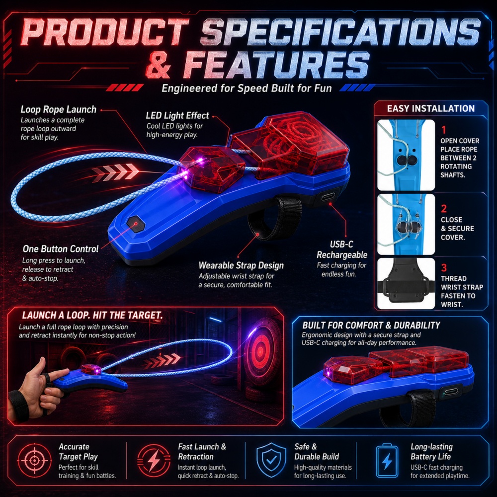ロープランチャー スパイダーウェブシューティングトイ 自動格 - Lighting & Home Decor Studio Photos のレビューと価格