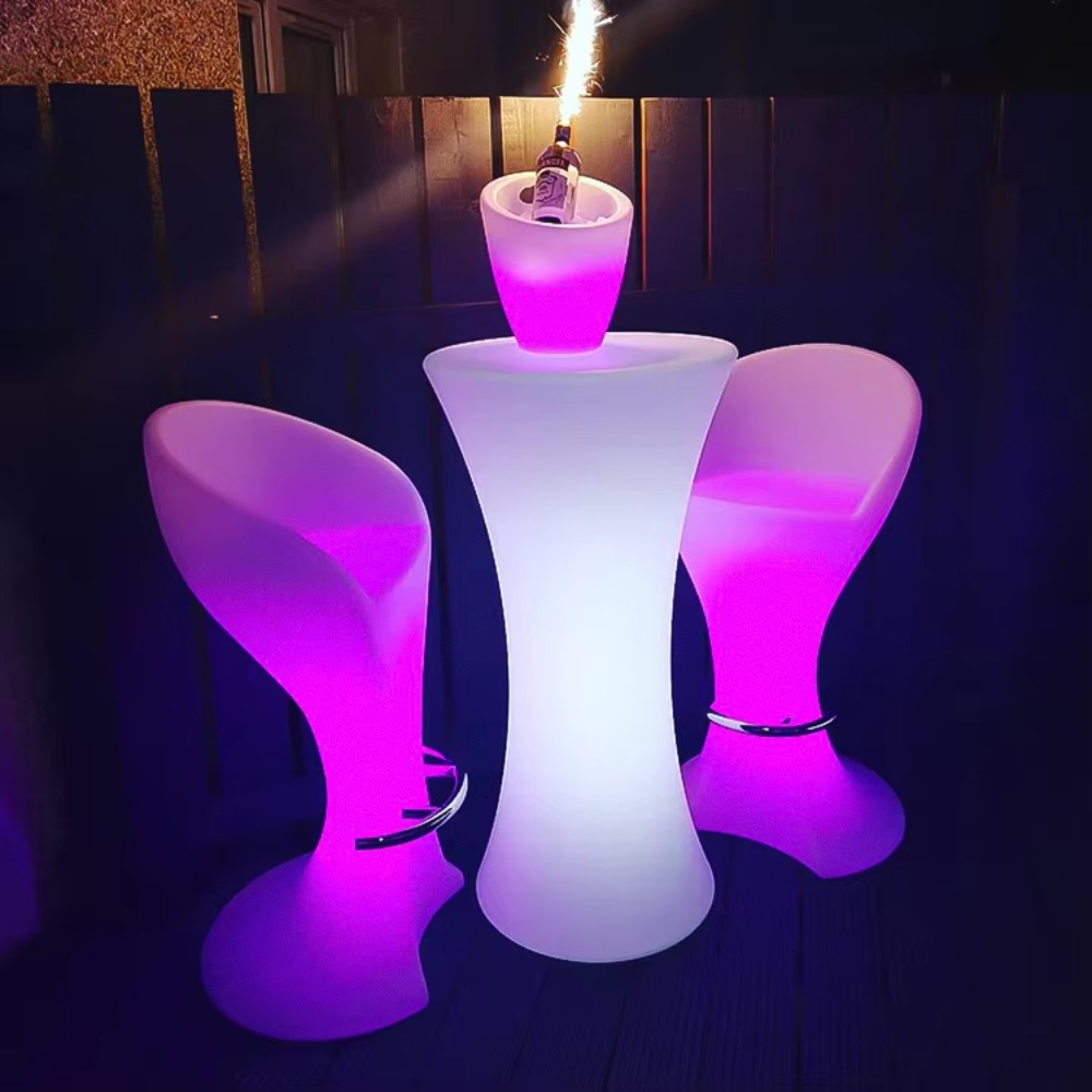 卸売LEDハイバーテーブル、コードレスLEDライトアップパー - Lighting Decor Rentals のレビューと価格