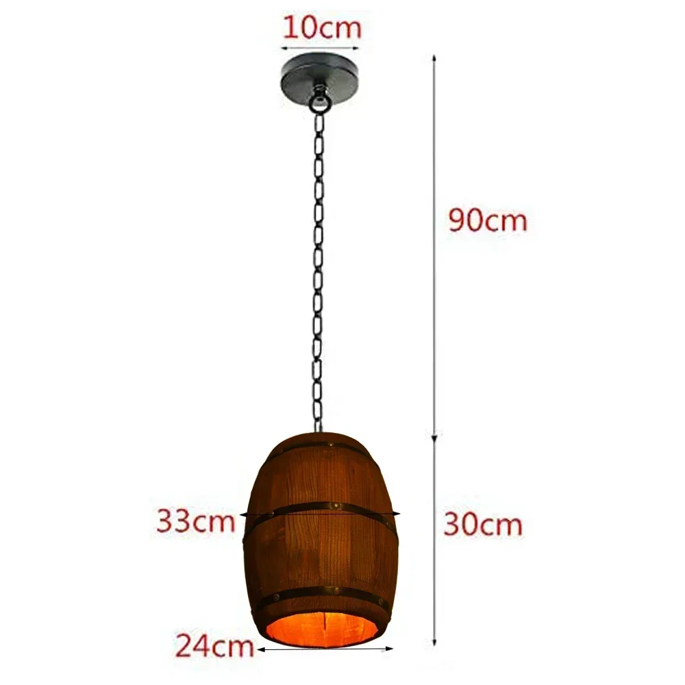 素朴なランプヴィンテージシャンデリア木製ペンダントライトワイ - Vintage Lighting Decor のレビューと価格