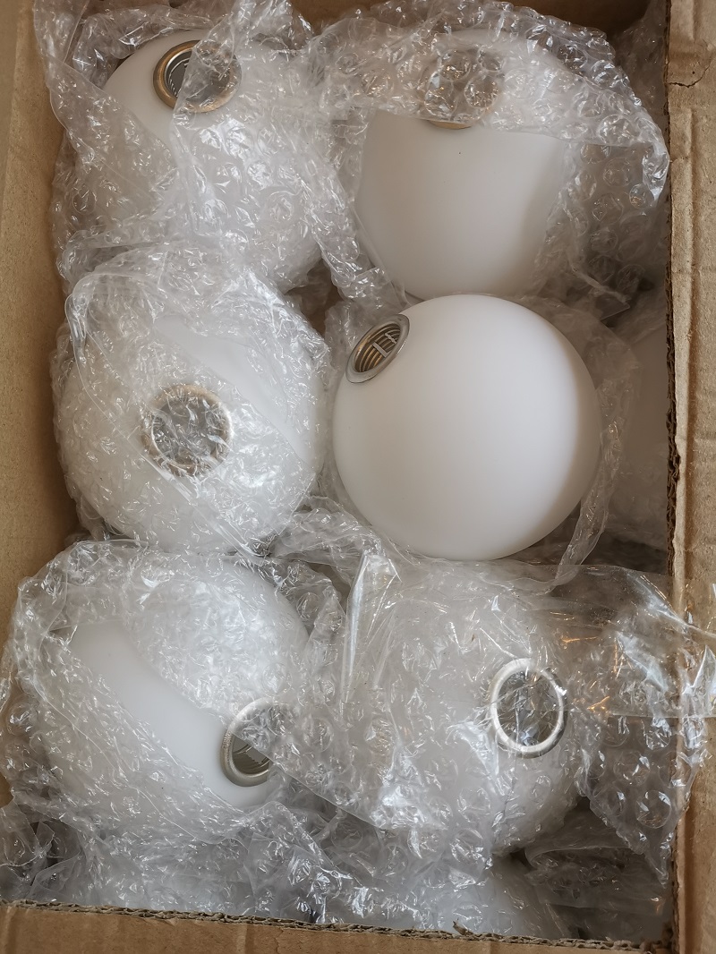 サンダル-クロスガラスの吊り下げ式ランプ,ボールに最適な装飾 - Decor Lighting Floor Lamps のレビューと価格